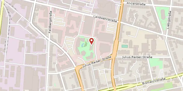 Karte der Umgebung von Julius-Reiber-Str. 15, 64293 Darmstadt