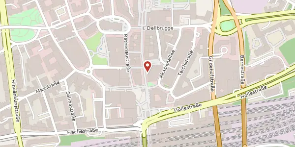 Karte der Umgebung von Kettwiger Str. 2-10, 45127 Essen