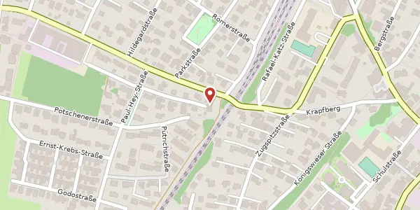 Karte der Umgebung von Günther-Caracciola-Str. 2, 82131 Gauting