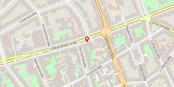 Karte der Umgebung von Grafenberger Allee 125, 40237 Düsseldorf