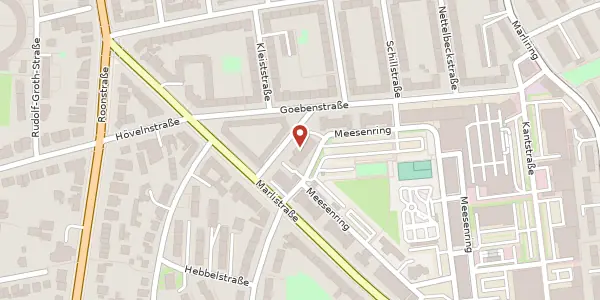 Karte der Umgebung von Meesenring 2, 23566 Lübeck