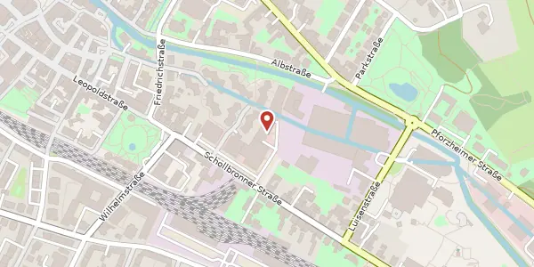 Karte der Umgebung von Schöllbronner Straße 23, 76275 Ettlingen