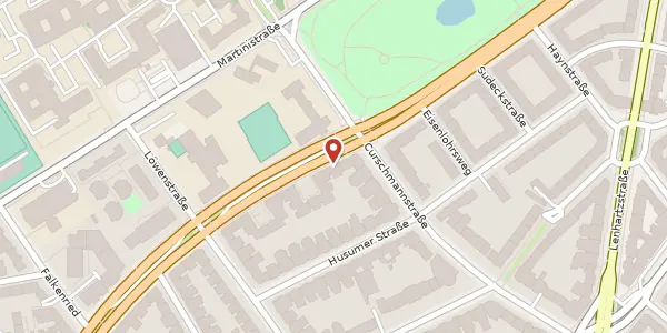 Karte der Umgebung von Breitenfelder Str. 64, 20251 Hamburg