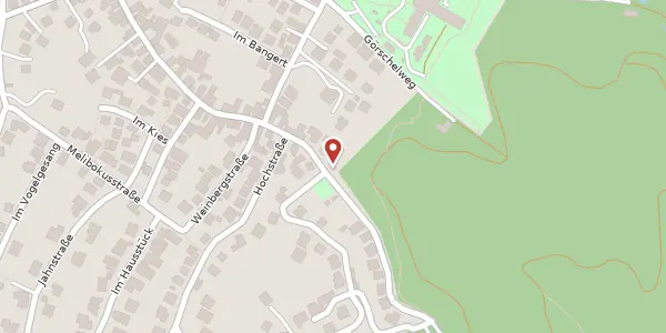 Karte der Umgebung von Kirchstr. 50, 64665 Alsbach-Hähnlein