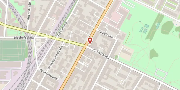 Karte der Umgebung von Königsbrücker Straße 76, 01099 Dresden