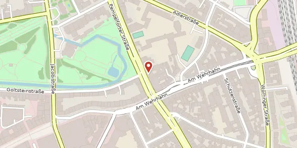 Karte der Umgebung von Pempelforter Str. 50, 40211 Düsseldorf