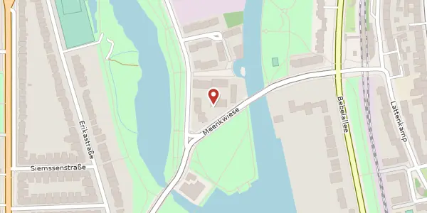 Karte der Umgebung von Meenkwiese 3, 20249 Hamburg