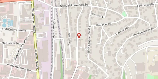 Karte der Umgebung von Welterstr. 72, 57076 Siegen