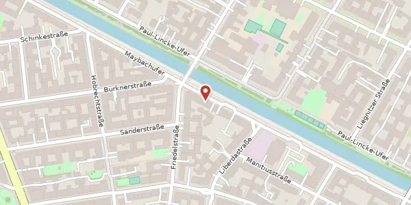 Karte der Umgebung von Maybachufer 24, 12047 Berlin