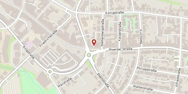Karte der Umgebung von Moerser Str. 305, 47475 Kamp-Lintfort