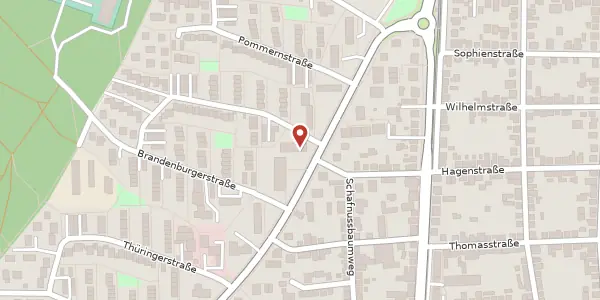 Karte der Umgebung von Mecklenburger Str. 2, 64297 Darmstadt