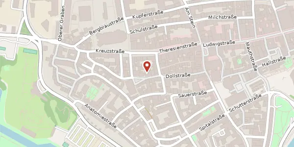 Karte der Umgebung von Hohe-Schul-Str. 3, 85049 Ingolstadt