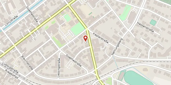 Karte der Umgebung von Bismarckstr. 36, 35390 Gießen