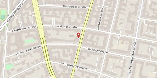 Karte der Umgebung von Konstanzer Straße 9, 10707 Berlin