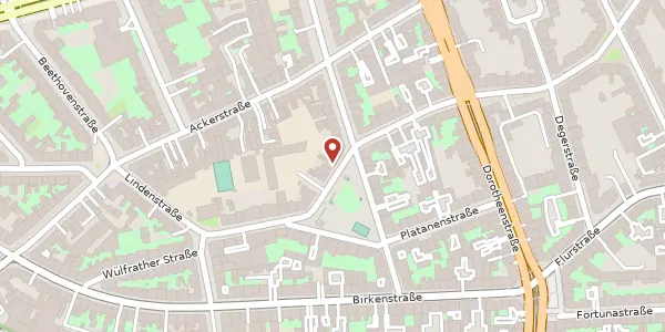 Karte der Umgebung von Lindenstr. 146, 40233 Düsseldorf