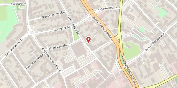 Karte der Umgebung von Gerichtstr. 22, 46236 Bottrop