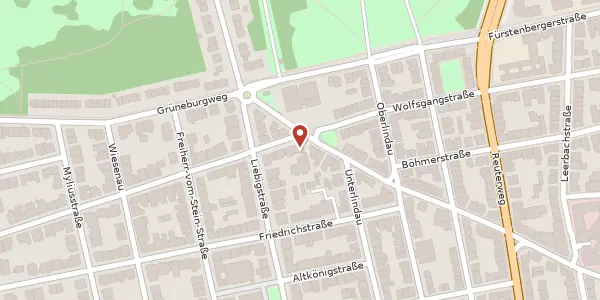 Karte der Umgebung von Feldbergstr. 3, 60323 Frankfurt