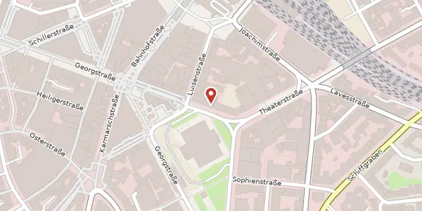 Karte der Umgebung von Rathenaustraße 12, 30159 Hannover