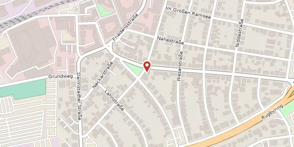 Karte der Umgebung von Haßlocher Str. 33, 65428 Rüsselsheim