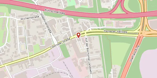 Karte der Umgebung von Castroper Str. 276, 44791 Bochum