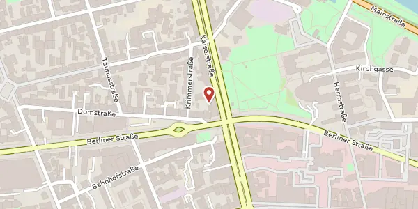 Karte der Umgebung von Kaiserstr. 74, 63065 Offenbach