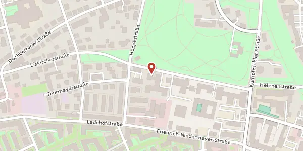Karte der Umgebung von Augustenstr. 19, 93049 Regensburg