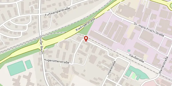 Karte der Umgebung von Hugenottenstr. 32a, 95448 Bayreuth