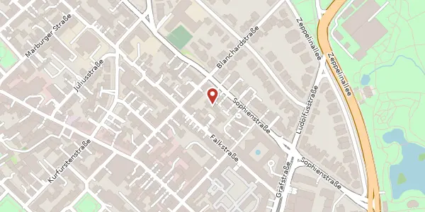 Karte der Umgebung von Sophienstr. 29A, 60487 Frankfurt