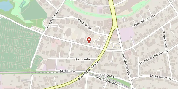 Karte der Umgebung von Hermannstr. 20, 32052 Herford