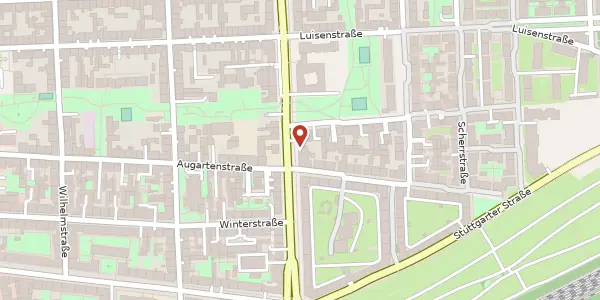 Karte der Umgebung von Rüppurrer Straße 33, 76137 Karlsruhe