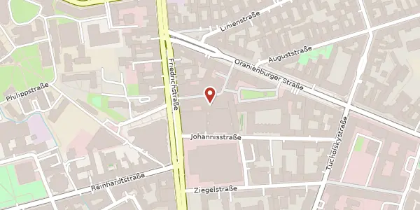 Karte der Umgebung von Friedrichstraße 110 A - Am Tacheles, 10117 Berlin