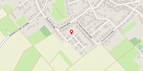 Karte der Umgebung von Westerwaldstr. 7, 53332 Bornheim