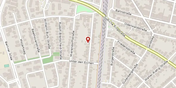 Karte der Umgebung von Friedrich-Ebert-Str. 17, 63225 Langen