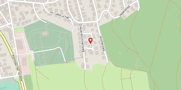 Karte der Umgebung von Grauenbrunnenweg 15, 69181 Leimen