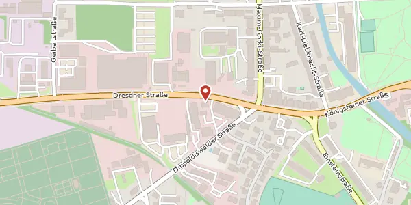 Karte der Umgebung von Dresdner Straße 3, 01796 Pirna