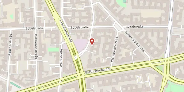 Karte der Umgebung von Wilmersdorfer Straße 94, 10629 Berlin