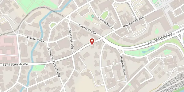 Karte der Umgebung von Dalbergsweg 3, 99084 Erfurt