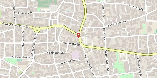 Karte der Umgebung von Königstraße 3, 71679 Asperg