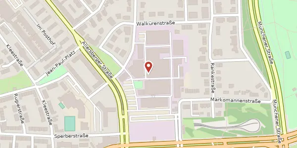 Karte der Umgebung von Allersberger Str. 185, 90461 Nürnberg