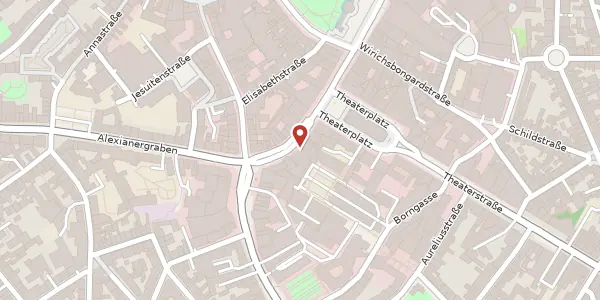 Karte der Umgebung von Kapuzinergraben 19, 52062 Aachen