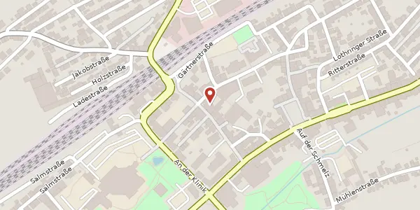 Karte der Umgebung von Bahnhofstraße 9, 66280 Sulzbach