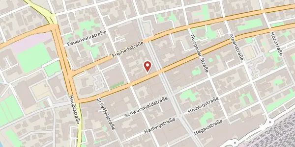 Karte der Umgebung von Ekkehardstraße 9, 78224 Singen (Hohentwiel)