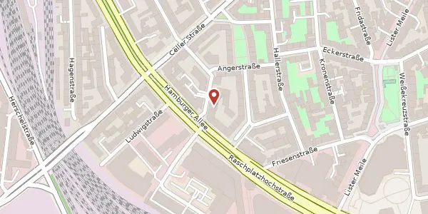 Karte der Umgebung von Sodenstraße 2, 30161 Hannover