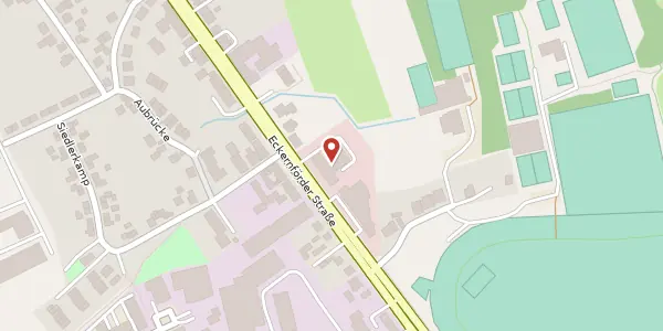Karte der Umgebung von Eckernförder Straße 212, 24119 Kronshagen