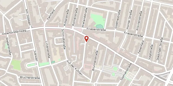 Karte der Umgebung von Grundstr. 44, 28203 Bremen