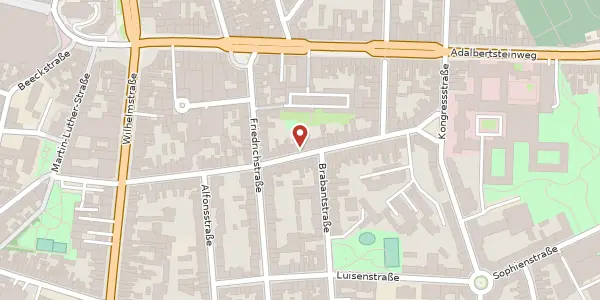 Karte der Umgebung von Augustastr. 43, 52070 Aachen