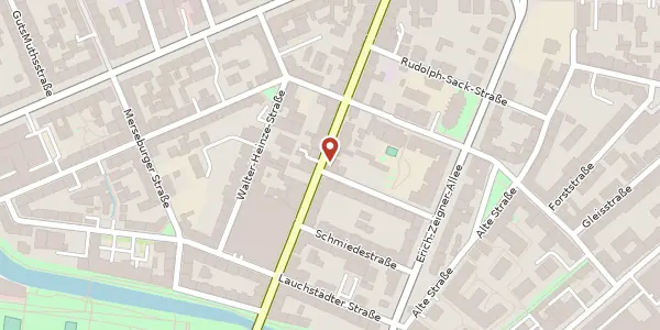 Karte der Umgebung von Zschochersche Straße 41, 04229 Leipzig