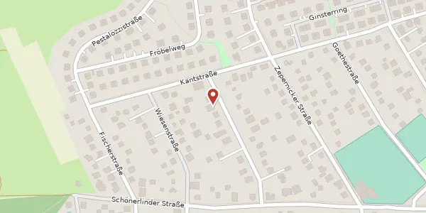 Karte der Umgebung von Ludwig-Uhland-Str. 17, 16321 Bernau bei Berlin