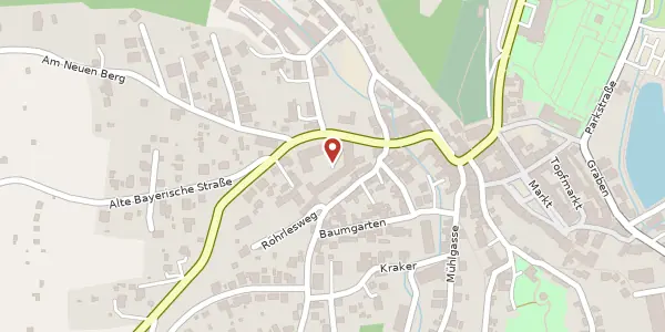 Karte der Umgebung von Bayerische Straße 12/13, 07356 Bad Lobenstein