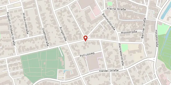 Karte der Umgebung von Fürst-Bentheim-Str. 17, 33378 Rheda-Wiedenbrück